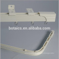 aluminum profile sliding windows curved bendable curtain pole,ceiling mounted pole for hospital curtain